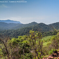 Buy canvas prints of Kuduremukh Hills at Chikmagalur, India by Lucas D'Souza
