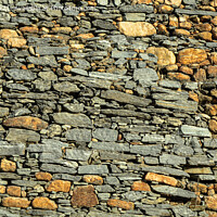Buy canvas prints of Stone retaining wall by Lucas D'Souza