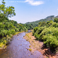 Buy canvas prints of Stream on Kudremukh hills by Lucas D'Souza