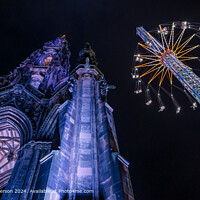Scott Monument Night Sky