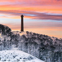 East Lothian Winter Sunset Landscape