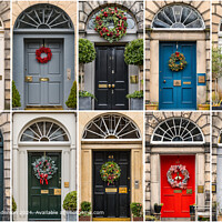 Edinburgh New Town Georgian Doors