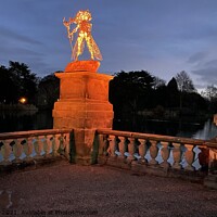 Buy canvas prints of Trentham garden lake by Daryl Pritchard videos