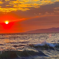 Buy canvas prints of Pacific sunset by Daryl Pritchard videos