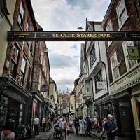 Buy canvas prints of Stonegate, York by Victoria Copley