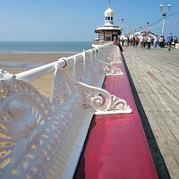 Buy canvas prints of North Pier Blackpool by Victoria Copley