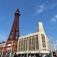 Buy canvas prints of Blackpool Tower by Victoria Copley