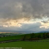 Buy canvas prints of Clouds over the Pennines by Victoria Copley