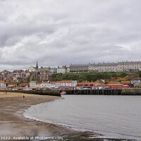 Buy canvas prints of Whitby harbour by Victoria Copley