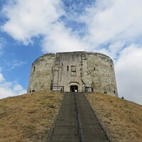 Buy canvas prints of Clifford's Tower by Victoria Copley