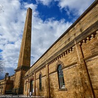 Buy canvas prints of Salts Mill by Victoria Copley