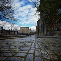 Buy canvas prints of Saltaire by Victoria Copley