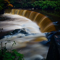 Buy canvas prints of Weir at Hoghton Bottoms Chorley  by Suzanne Halsall