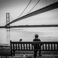 Buy canvas prints of Children By The Bridge by andrew copley