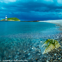 Buy canvas prints of Penmon Lighthouse.  by Anthony Dillon