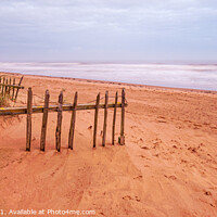 Buy canvas prints of Sand and Fence by Anthony Dillon