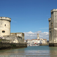 Buy canvas prints of The Ancient Stronghold of La Rochelle by Roger Mechan