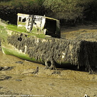Buy canvas prints of Decaying Remnants of a Fishing Boat by Roger Mechan