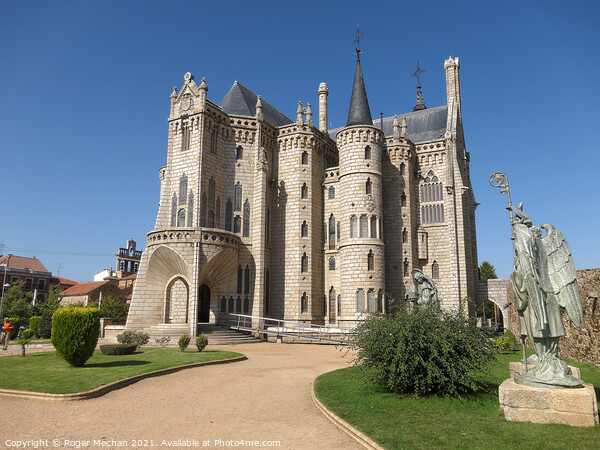 Gothic grandeur in Astorga Picture Board by Roger Mechan