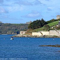 Buy canvas prints of Coastal Fortresses Guarding Cornwall's Waters by Roger Mechan