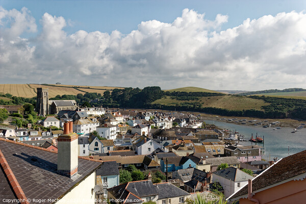 Breathtaking View of Salcombe Picture Board by Roger Mechan