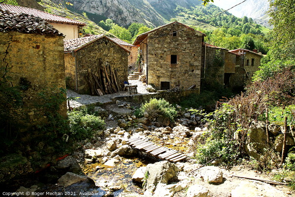 Rustic Charm in the Picos Mountains Picture Board by Roger Mechan