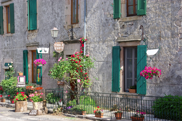 Rustic Charm in Rural France Picture Board by Roger Mechan