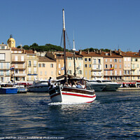 Buy canvas prints of A St. Tropez Getaway by Roger Mechan