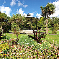 Buy canvas prints of A Subtropical Oasis in Penzance by Roger Mechan
