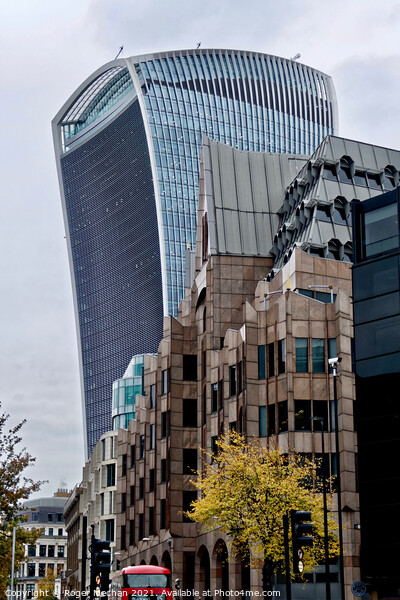 The Towering Marvel of 20 Fenchurch Street Picture Board by Roger Mechan