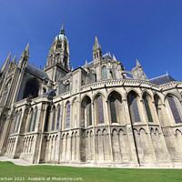 Buy canvas prints of Gothic Marvel in Bayeux by Roger Mechan