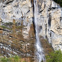 Buy canvas prints of The Cascading Beauty of Staubbach by Roger Mechan