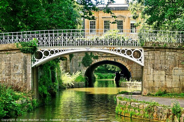 Serene Bridges in Bath Picture Board by Roger Mechan