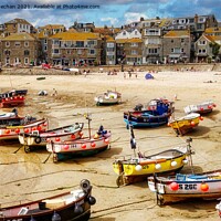 Buy canvas prints of Quaint Coastal Charm by Roger Mechan