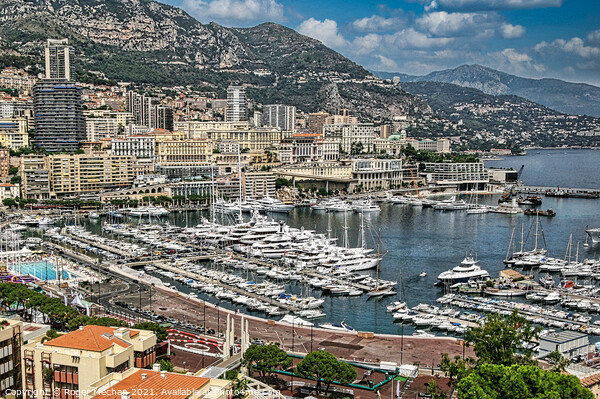 Glittering Monaco Picture Board by Roger Mechan