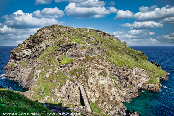 Tintagel Castle: A Breath-taking View Picture Board by Roger Mechan
