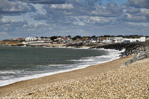 Picturesque Milford on Sea Picture Board by Roger Mechan