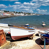 Buy canvas prints of Serenity in Dawlish Harbour by Roger Mechan
