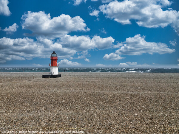 Point of Ayre Isle of Man Picture Board by Roger Mechan