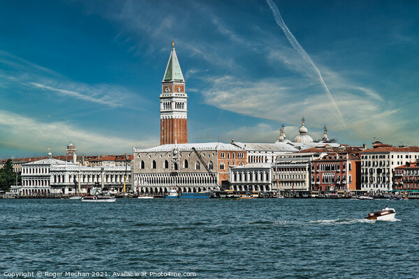 Enchanting Venice Lagoon Cruise Picture Board by Roger Mechan