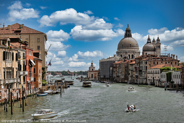 Serene Venice Lagoon Picture Board by Roger Mechan