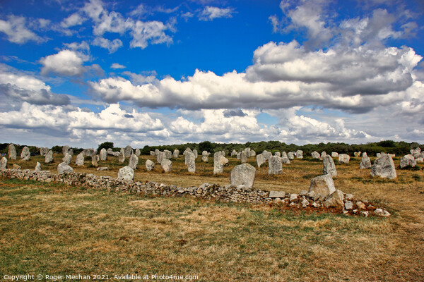 Mystical Megaliths of Carnac Picture Board by Roger Mechan