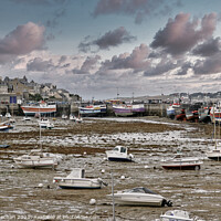 Buy canvas prints of Tranquil Beauty of Roscoff Port by Roger Mechan