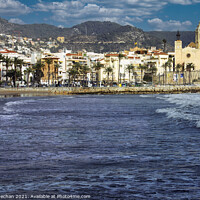 Buy canvas prints of Serenity in Sitges by Roger Mechan