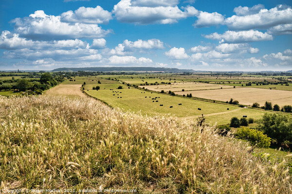 Vastness of Somerset Levels Picture Board by Roger Mechan