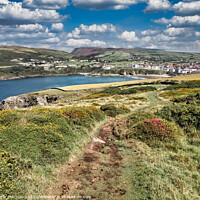 Buy canvas prints of Serene Port Erin Coast by Roger Mechan