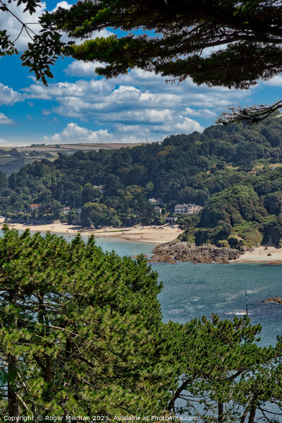 Serenity of the Salcombe Estuary Picture Board by Roger Mechan