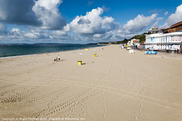Golden Shores of Bournemouth Picture Board by Roger Mechan