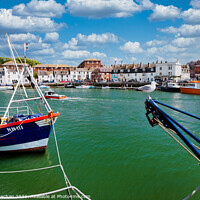 Buy canvas prints of Weymouth Old Harbour  by Roger Mechan