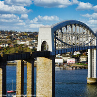 Buy canvas prints of Crossing the River Tamar by Roger Mechan